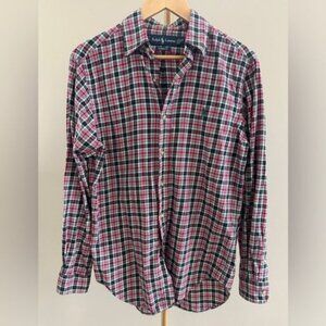 Ralph Lauren Plaid Classic Fit Button Down Shirt Small | Preppy